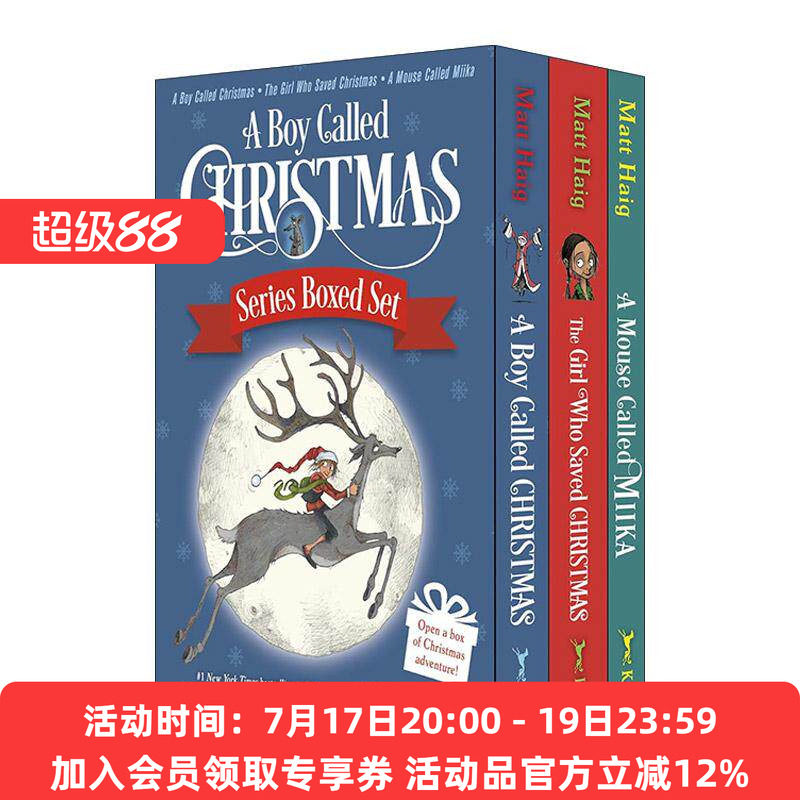 英文原版 A Boy Called Christmas Series Boxed Set 圣诞男孩系列三本盒装套装 马特·海格 圣诞女孩 英文版 进口英语原版书籍
