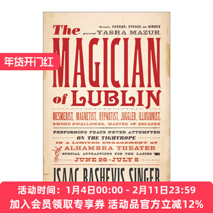 英文原版 The Magician of Lublin 卢布林的魔术师 1978年诺贝尔文学奖 辛格 英文版 进口英语原版书籍