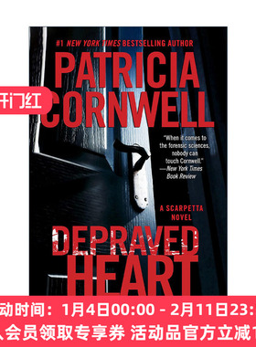 英文原版 Depraved Heart 首席女法医23 派翠西亚康薇尔 英文版 进口英语原版书籍