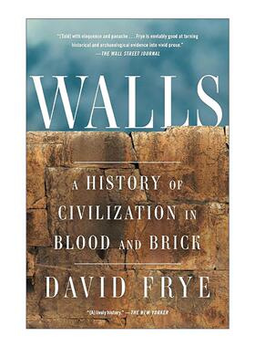 英文原版 Walls 墙 血与砖里的文明史 一部跨越6000年的人类文明史 英文版 进口英语原版书籍