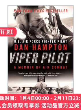 蝰蛇飞行员 英文原版 Viper PilotF-16 震撼人心的现代空战回忆录 丹汉普 英文版 进口英语原版书籍