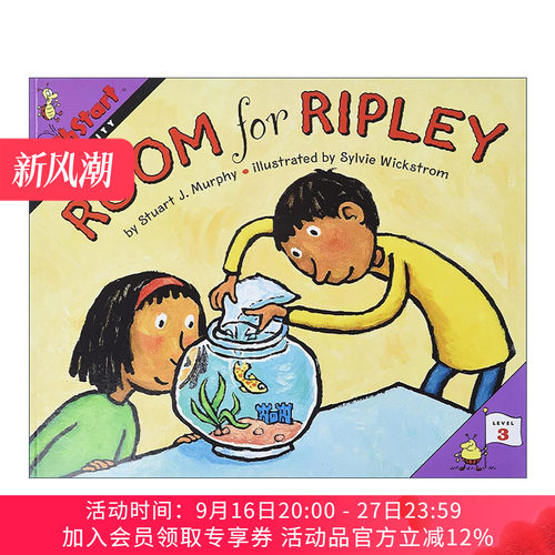 英文原版 Mathstart Level 3 Room for Ripley 数学启蒙绘本3级 英文版 进口英语原版书籍