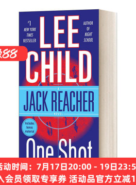 英文原版小说 One Shot 一枪毙命 Jack Reacher侠探杰克雷切尔系列9 Lee Child李查德 英文版 进口英语原版书籍