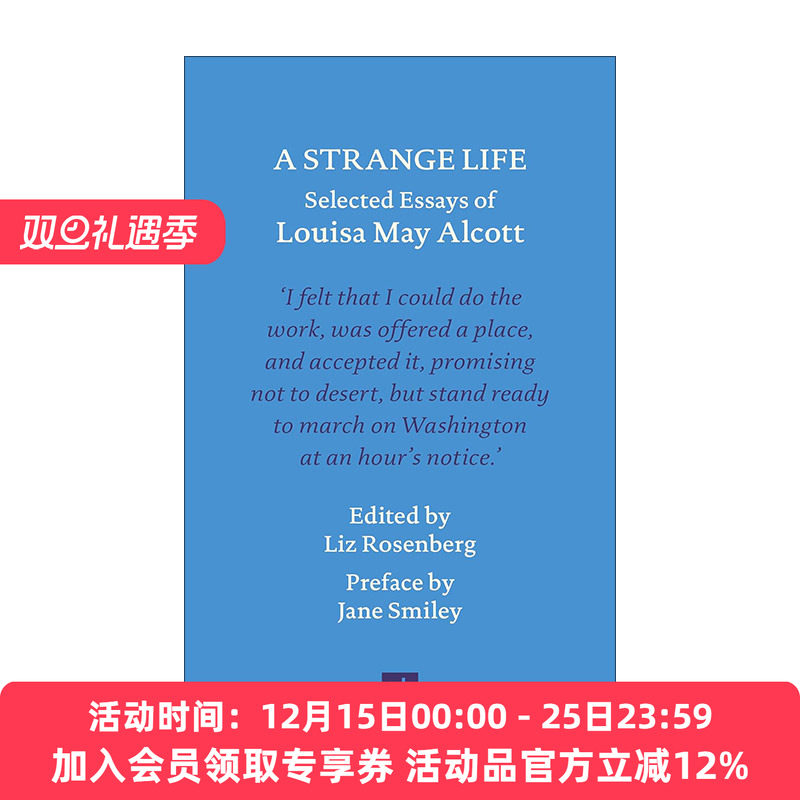 英文原版 A Strange Life 奇异的人生 小夫人作者Louisa May Alcott散文选集 精装 英文版 进口英语原版书籍