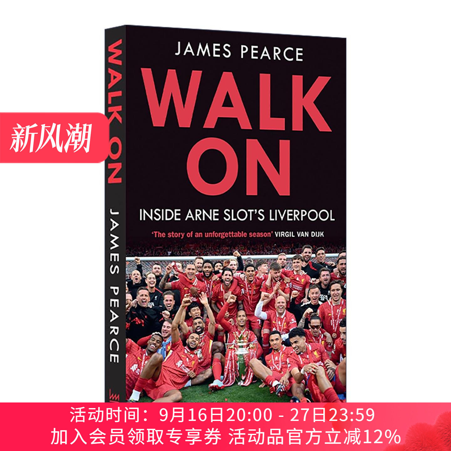 英文原版 Walk On 前行 阿尔内·斯洛特如何带领利物浦赢得英超冠军 英文版 进口英语原版书籍
