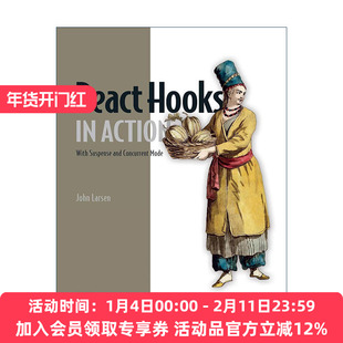 英文原版 React Hooks in Action React Hooks实战 编程入门 英文版 进口英语原版书籍