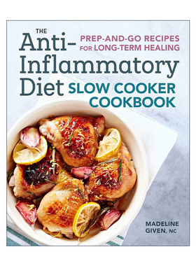 英文原版 The Anti-Inflammatory Diet Slow Cooker Cookbook 抗炎饮食慢炖食谱 英文版 进口英语原版书籍