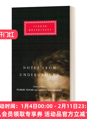 地下笔记 英文原版小说 Notes From Underground 精装 陀思妥耶夫斯基 英文版 进口英语原版书籍