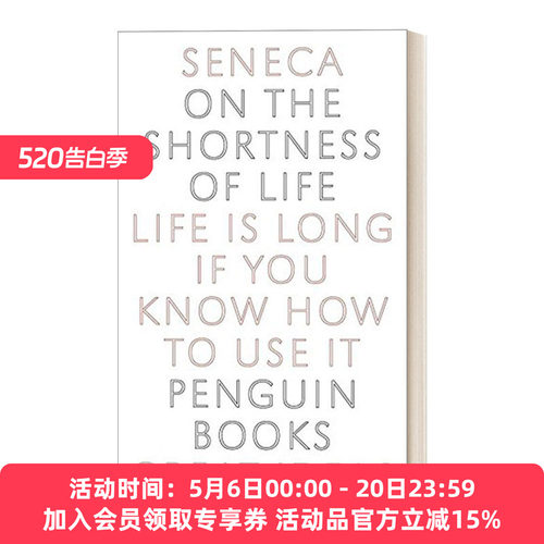 英文原版 On the Shortness of Life Penguin Great Ideas 论生命之短暂 哲学 Seneca 企鹅伟大思想系列 英文版 进口英语原版书籍