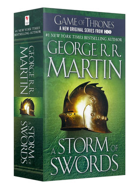 英文原版小说 冰与火之歌3 A Song of Ice and Fire A Storm of Swords冰雨的风暴乔治马丁HBO美剧原著权力的游戏进口书籍正版全套