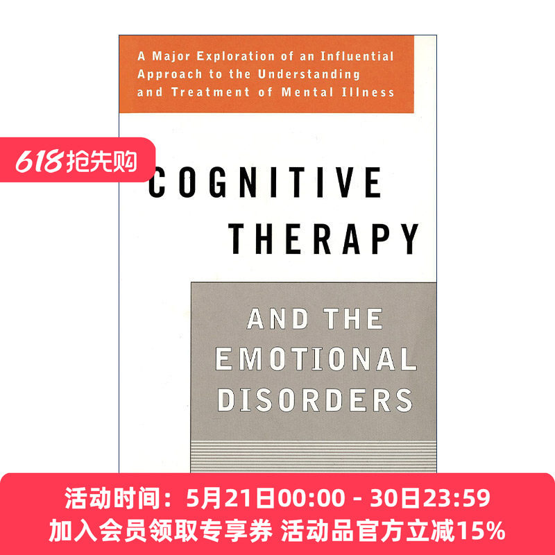 英文原版 Cognitive Therapy and the Emotional Disorders 认知疗法与情绪障碍 心理健康 Aaron T. Beck 英文版 进口英语原版书籍