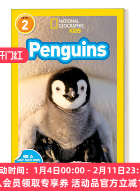 英文原版 National Geographic Kids Readers L2 Penguins 国家地理儿童分级读物第2级 企鹅 英文版 进口英语原版书籍
