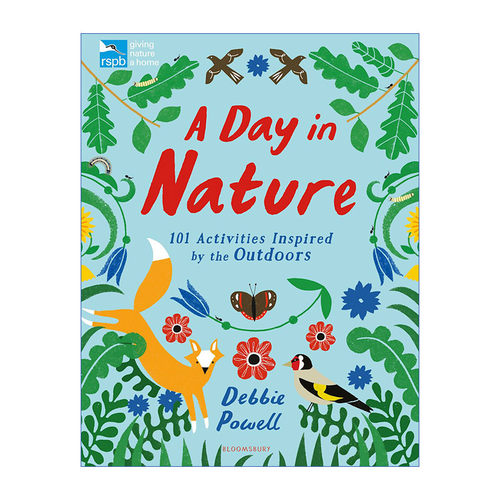 大自然的一天  英文原版 RSPB A Day in Nature 101个户外活动 英文版 进口英语原版书籍