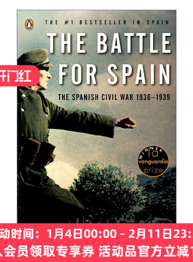 英文原版 The Battle for Spain 西班牙之战 1936-1939年西班牙内战 历史 Antony Beevor 英文版 进口英语原版书籍