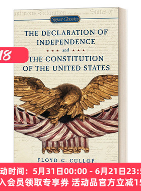 英文原版 独立宣言与美国宪法 The Declaration of Independence and Constitution of the United States 英文版 进口英语原版书