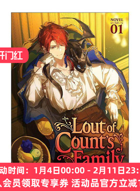 英文原版 Lout of Count's Family Novel Vol.1 成为伯爵家的混混1 同名韩国奇幻冒险漫画轻小说 Yu Ryeo-Han 进口英语原版书籍