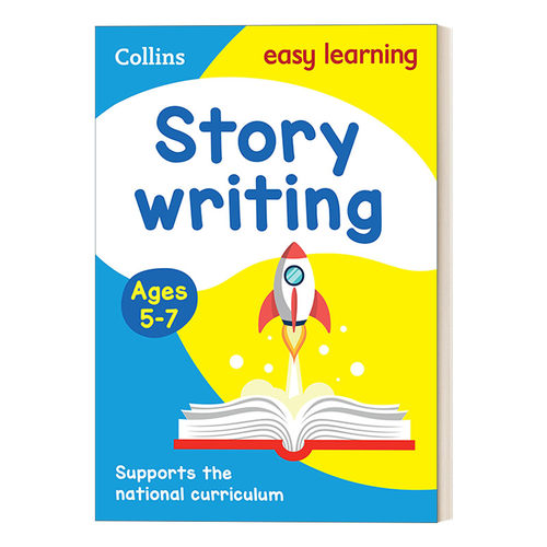 英文原版 Collins Easy Learning KS1  Story Writing Activity Book Ages 5-7 柯林斯轻松学小学英语故事创作练习册5-7岁 英文版