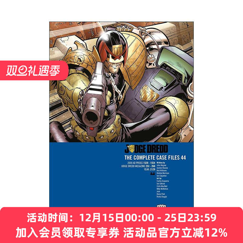 英文原版 Judge Dredd The Complete Case Files 44 特警判官 漫画合集44 英文版 进口英语原版书籍