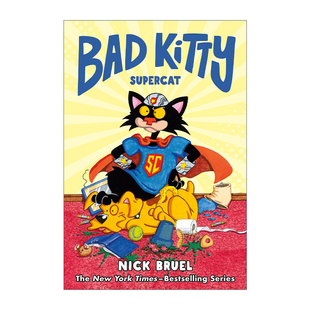 坏猫咪系列 Bad 英文原版 超级猫 Kitty 精装 Supercat 英文版 书籍 进口英语原版 全彩漫画小说