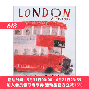 英文原版 London A History 伦敦城 历史精装画卷 插画师 Laura Carlin 劳拉·卡琳 英文版 进口英语原版书籍