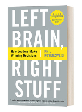 英文原版 Left Brain  Right Stuff 左脑思考，右脑执行 管理者如何做出制胜决策 罗森维 英文版 进口英语原版书籍