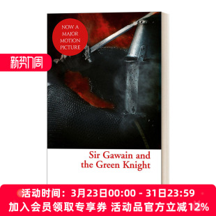 Classics 书籍 进口英语原版 the 英文原版 Collins Green Sir &mdash; 英文版 高文爵士和绿衣骑士 Gawain Knight and
