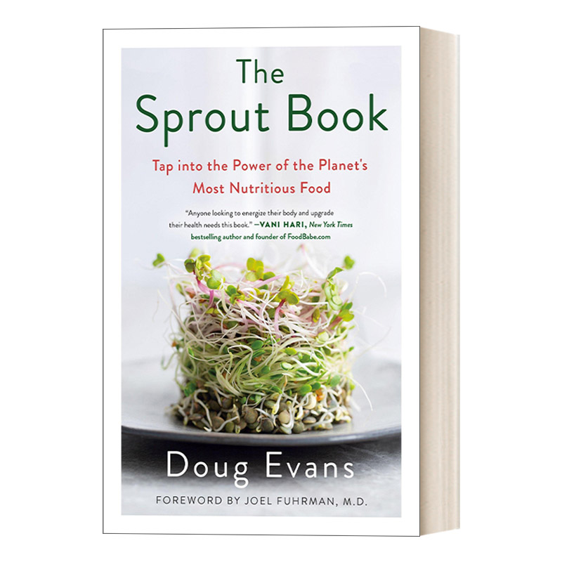 英文原版 The Sprout Book 芽菜书 健康饮食 低成本的可持续性饮食 英文版 进口英语原版书籍