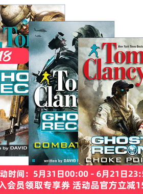 彩虹六号：幽灵行动系列3册 英文原版 Tom Clancy's Ghost Recon 惊悚悬疑间谍小说 Peter Telep 英文版 进口英语原版书籍