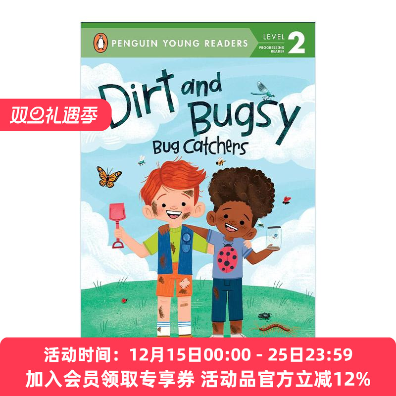 英文原版 Bug Catchers Dirt and Bugsy 捕虫者 泥土与虫子系列 昆虫科普 企鹅青少分级阅读2级 英文版 进口英语原版书籍