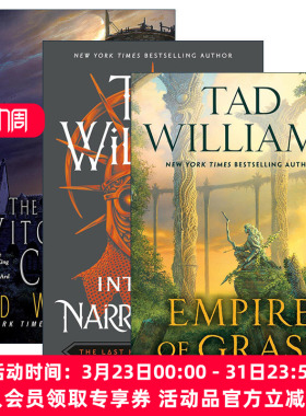英文原版 Last King of Osten Ard 最后的君王系列1-3册 回忆，悲伤与荆棘作者Tad Williams泰德·威廉姆斯 英文版 进口原版书籍
