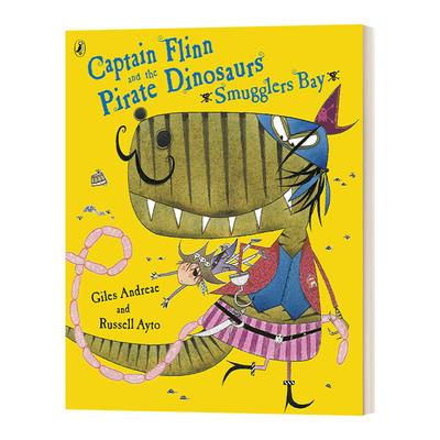 英文原版 Captain Flinn and the Pirate Dinosaurs - Smugglers Bay 福林船长与海盗恐龙 盗贼之海 英文版 进口英语原版书籍