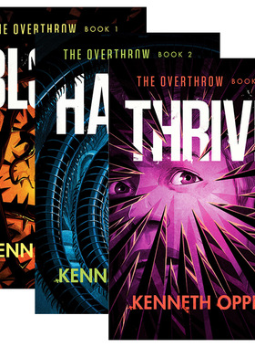 英文原版 The Overthrow 击败系列3册 儿童科幻冒险小说 普林兹奖得主Kenneth Oppel 英文版 进口英语原版书籍