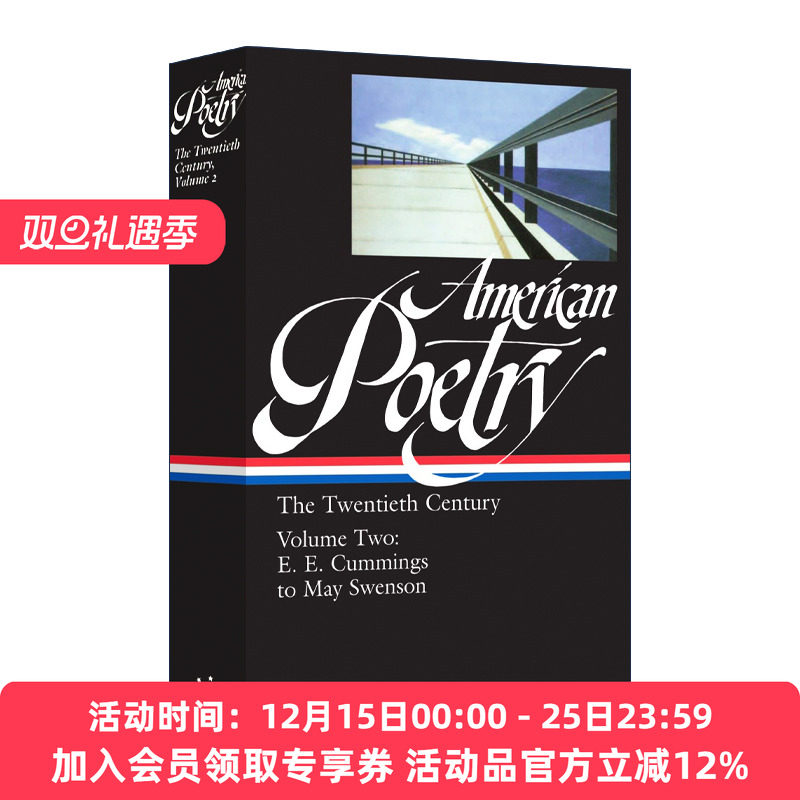 英文原版 American Poetry The Twentieth Century Vol. 2 LOA #116 20世纪的美国诗歌 精装美国文库 英文版 进口英语原版书籍