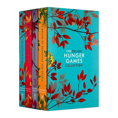 英文原版 Hunger Games Box Set 饥饿游戏4本盒装 含前传 刷边豪华版 英文版 进口英语原版书籍
