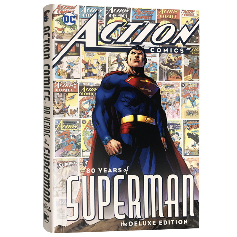 动作漫画超人80周年英文原版