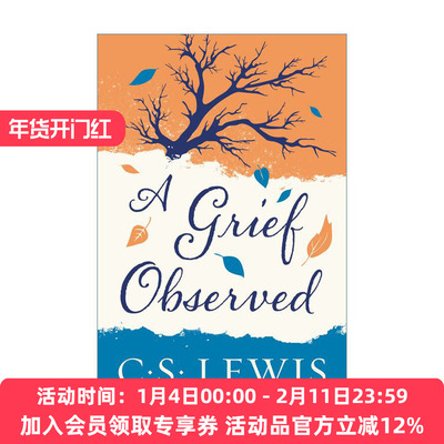 英文原版 A Grief Observed 卿卿如晤 纳尼亚传奇作者CS刘易斯悼亡手记 英文版 进口英语原版书籍