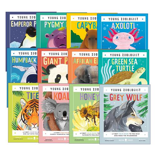 英文原版 Young Zoologist 小动物学家系列12册 儿童科普百科绘本精装 英文版 进口英语原版书籍