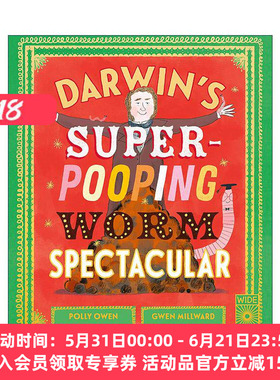 英文原版 Darwin's Super-Pooping Worm Spectacular 达尔文的超级蠕虫奇观 儿童动物科普百科绘本 英文版 进口英语原版书籍