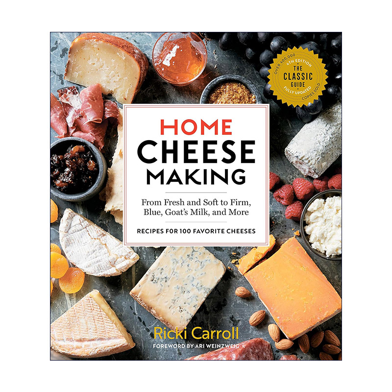 英文原版 Home Cheese Making 家庭自制奶酪 第4版 英文版 进口英语原版书籍