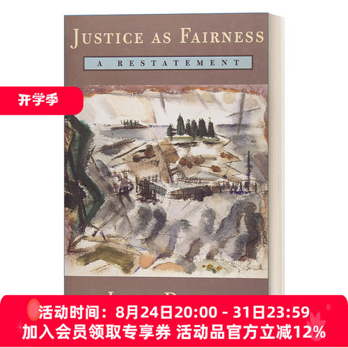 英文原版 Justice as Fairness A Restatement 约翰·罗尔斯 作为公平的正义 正义新论 John Rawls 英文版 进口英语原版书籍