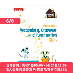 英文原版 Treasure House Vocabulary Grammar and Punctuation Skills Pupil Book 1柯林斯英国小学英语词汇语法和标点符号练习册