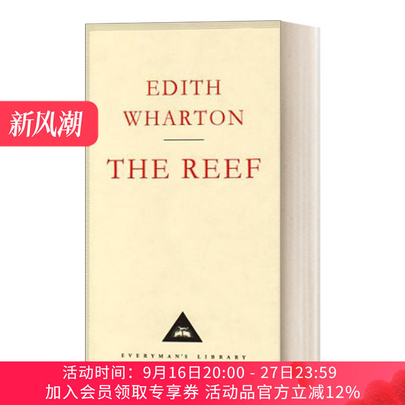 英文原版小说 The Reef 暗礁 伊迪丝·华顿 Everyman精装收藏版 英文版 进口英语原版书籍