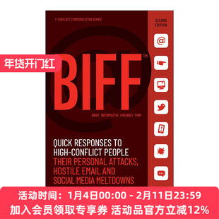 英文原版 BIFF 快速回应高冲突人格的人 沟通交际指南 别等到被欺负了才懂这些事作者Bill Eddy 英文版 进口英语原版书籍