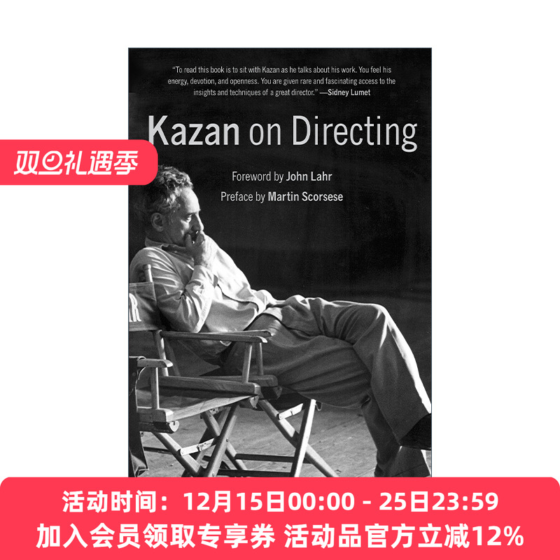 英文原版 Kazan on Directing 伊利亚·卡赞谈导演 电影表演艺术 英文版 进口英语原版书籍