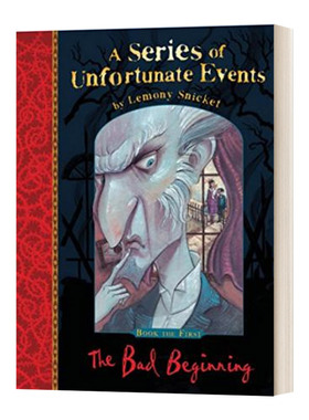 英文原版 The Bad Beginning 波特莱尔大冒险1 悲惨的开始 英文版 进口英语原版书籍