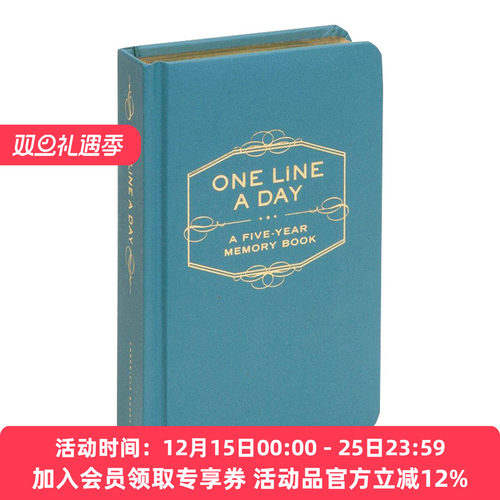 英文原版 每天一行 5年日记本 One Line A Day A Five-Year Memory Book 英文版 进口英语原版书籍