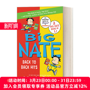 Big Hits 英文原版 4册 进口英语原版 Back 英文版 Nate 书籍 漫画小说 大内特二合一
