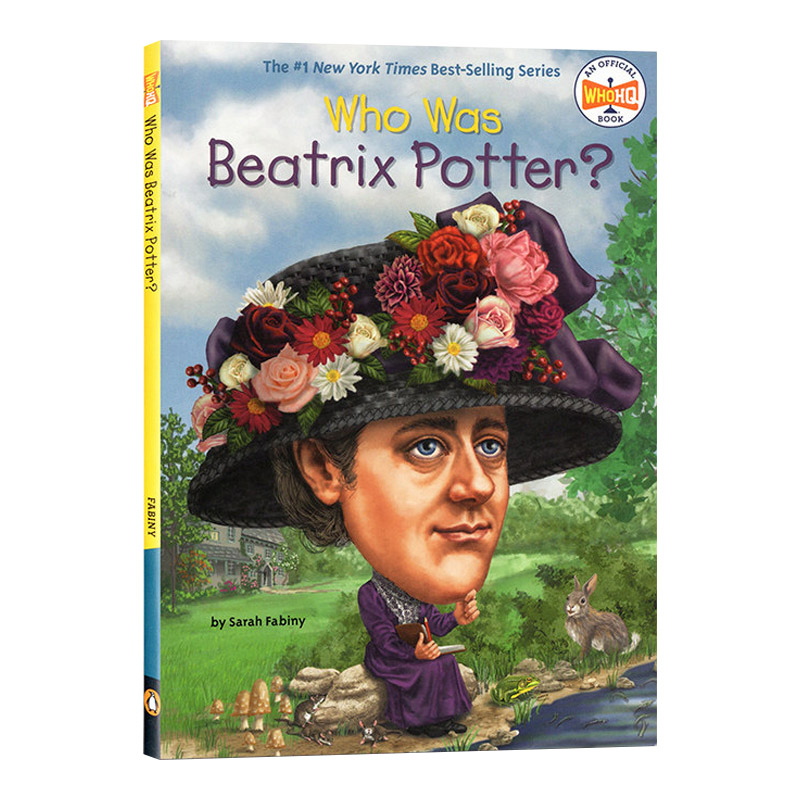 谁是碧雅翠丝·波特？ 英文原版 Who Was Beatrix Potter?  知名作家系列 中小学生课外英语阅读读物 英文版 进口英语原版书籍