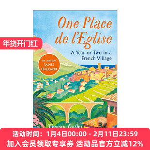 英文原版 One Place de l’Eglise 教堂旁的小屋 英国人在南法居住的故事 英文版 进口英语原版书籍