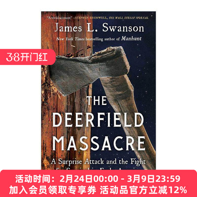 英文原版 Deerfield Massacre 迪尔菲尔德惨案 早期美国的一次突袭和生存之战 英文版 进口英语原版书籍